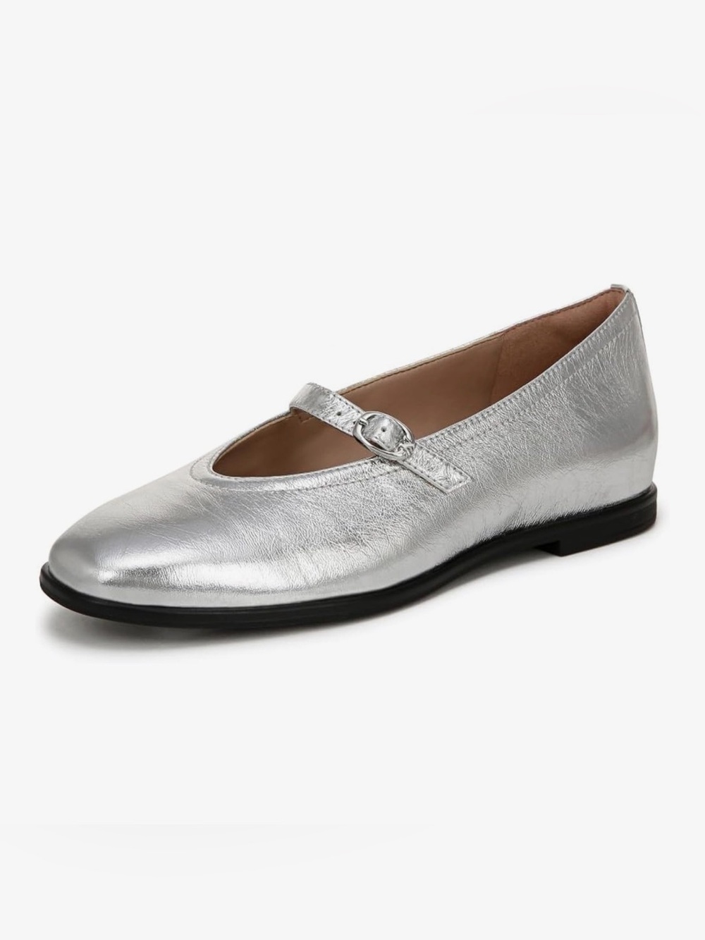 NORDSTROM MARY JONES NATURALIZER SHOES SILVER COLOR SIZE 7.5 NEW - Picture 3 of 15